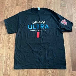 New never used Brooklyn Nets SGA Michelob Ultra t shirt size XL